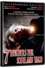 Watch Seven Murders for Scotland Yard 123movieshub