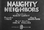 Watch Naughty Neighbors (Short 1939) 123movieshub