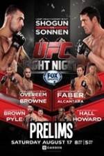 Watch UFC Fight Night 26 Preliminary Fights 123movieshub
