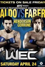 Watch WEC 48 Aldo vs Faber 123movieshub