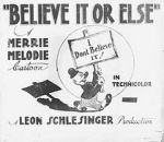 Watch Believe It or Else (Short 1939) 123movieshub
