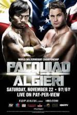 Watch Manny Pacquiao vs Chris Algieri 123movieshub